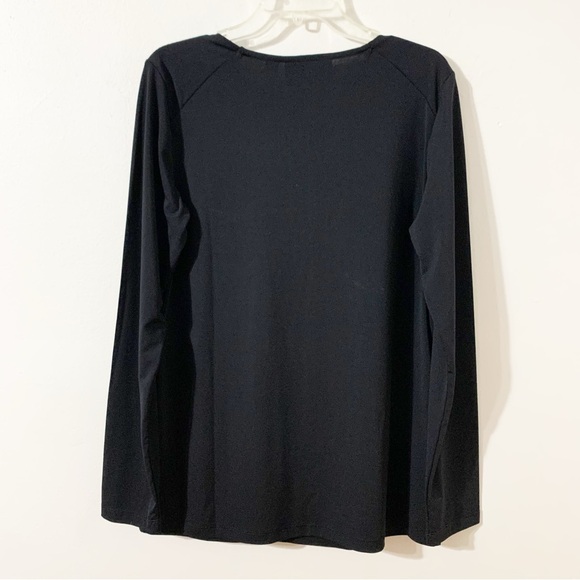 Bob Mackie Wearable Art Long Sleeve Rounded Neckline Mesh Panel / Ribbon Design - Picture 5 of 9